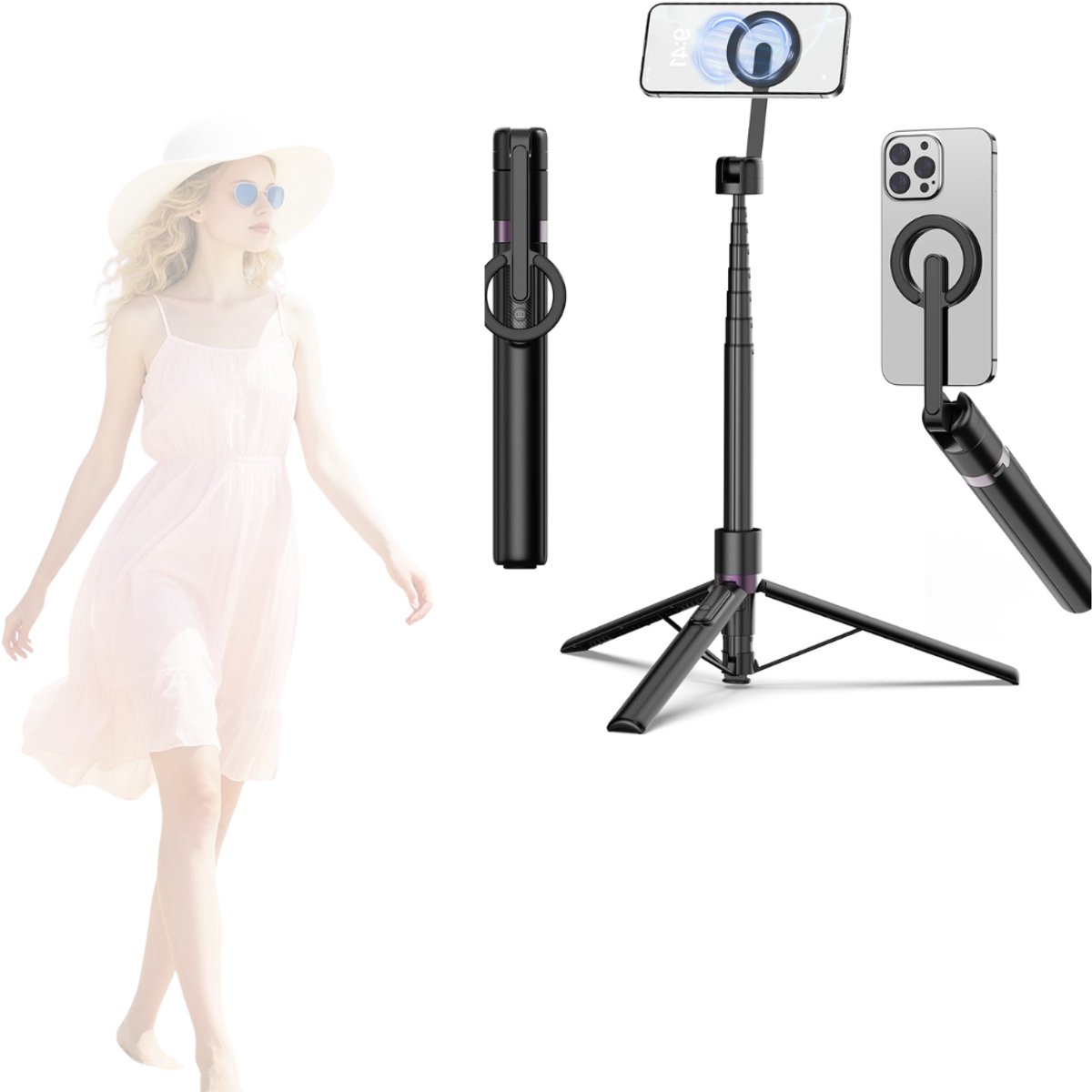 CLVP® Gimbal Smartphone - Selfiestick - Tripod