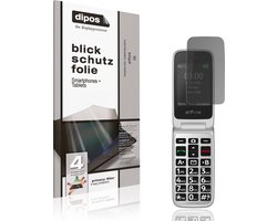 dipos – Matte Privacy Screenprotector geschikt voor artfone G6 | Anti-Spy Beschermfolie