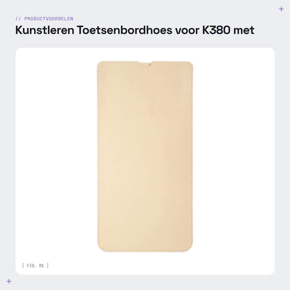 Dailygoods- Toetsenbordhoes Uniek Design - Kunstleren Beschermhoes - Stofdichte Draagtas - Duurzaam - Veilig - Geschikt voor K380 - Toetsenbordkoffer