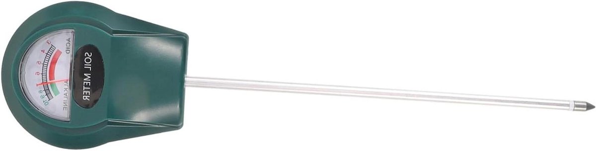 Bodemmeter 3-in-1 - Grondtester pH - Planten Verzorgen - Nauwkeurige Meting - 25 x 6 x 3.6 cm - Groen