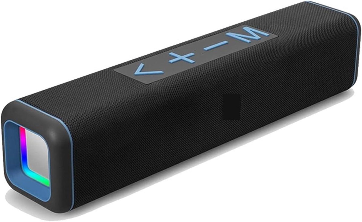 Bluetooth Speaker - Stereo Geluid - Muziek Luisteren - 9D Surround Sound - Medium - Zwart