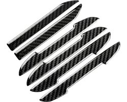 Deurbeschermers Auto - Stootstrips - Krassen Voorkomen - 3D Koolstofvezel - 4 Stuks - Zwart