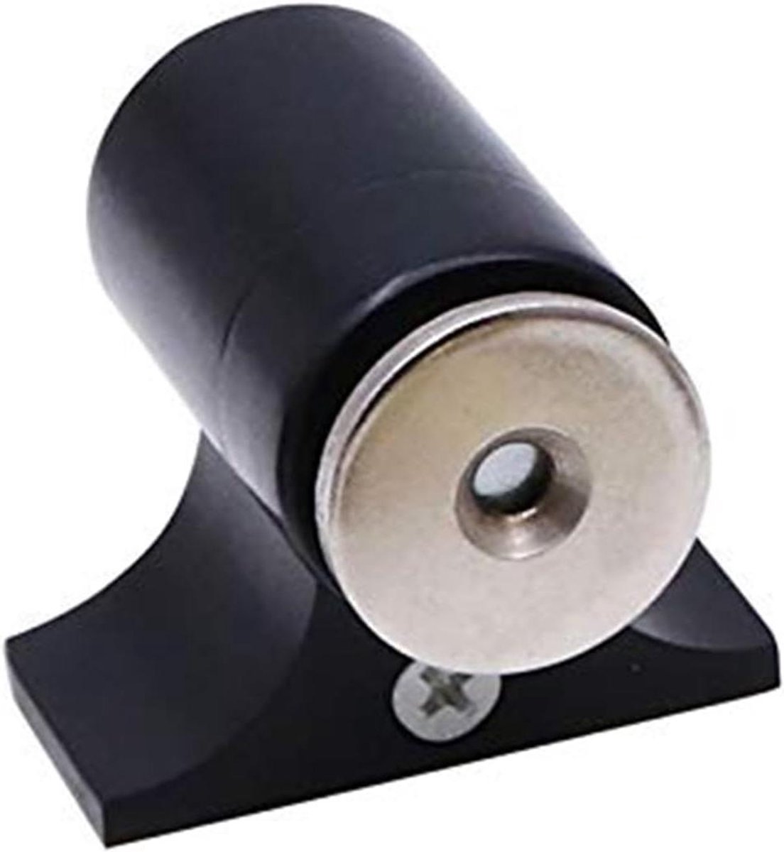 Deurstopper - Magnetisch Blok - Deuren Open Houden - Roestvrij Staal - 15x15x15 cm - Noir