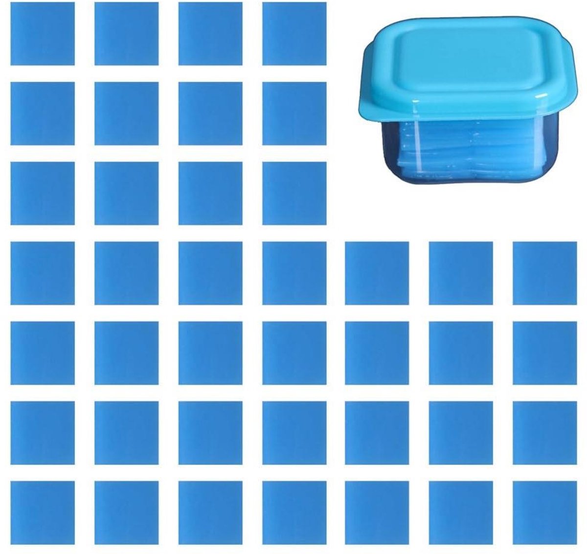 Lijm Klei - Boren Modder - Diamant Schilderen - Sterke Viscositeit - 2 x 2 cm - Blauw