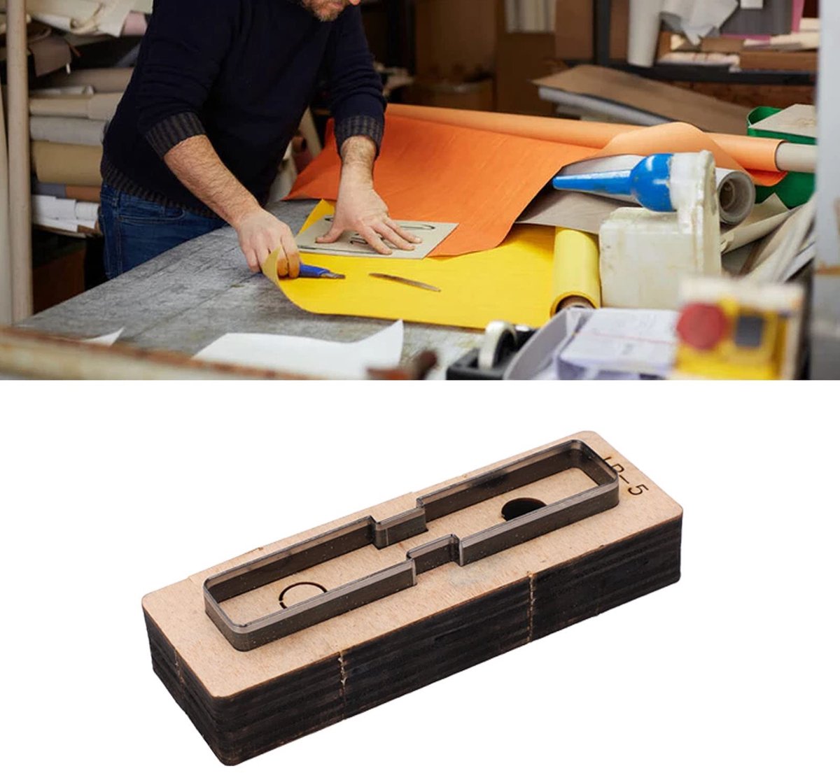 Dailygoods- Snijmal Handgemaakt - Snijgereedschap - Stansset - Gelegeerd Staal - Knutselen - Voor Moederdag/Vaderdag - Snijvorm