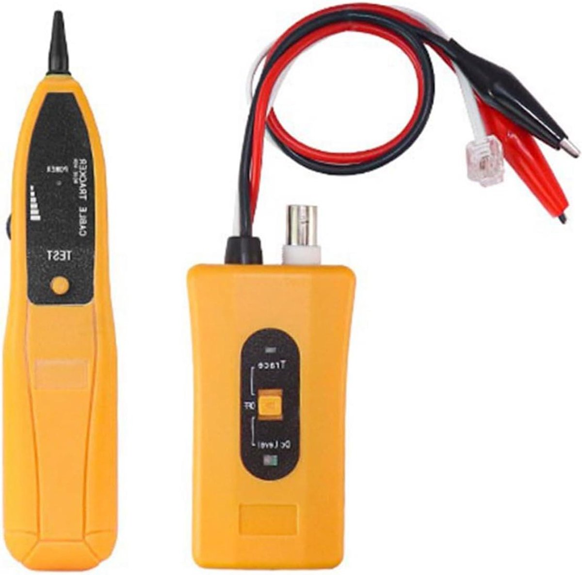 Kabel Tester - Netwerk Checker - Signalen Controleren - Multifunctioneel RJ45 RJ11 - 18.4 cm - Zwart