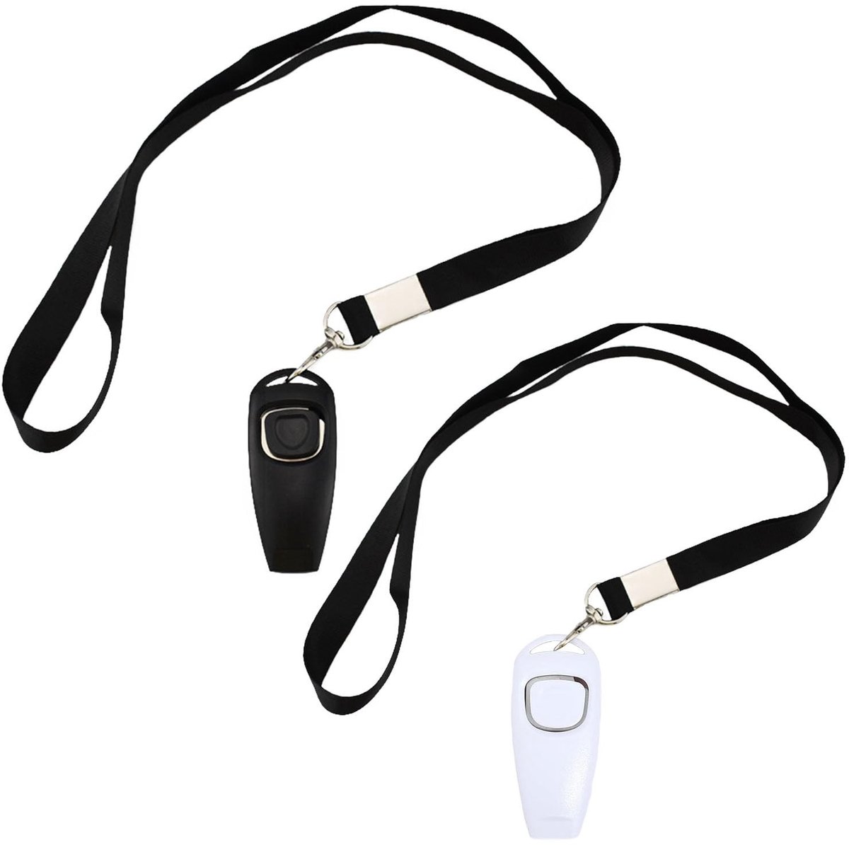 Dailygoods- Hondenfluitje 2-in-1 - Honden Trainingsnoepjes - Clicker - Honden Training - Positieve Versterking - Verbeterde Verbinding - Hondentraining