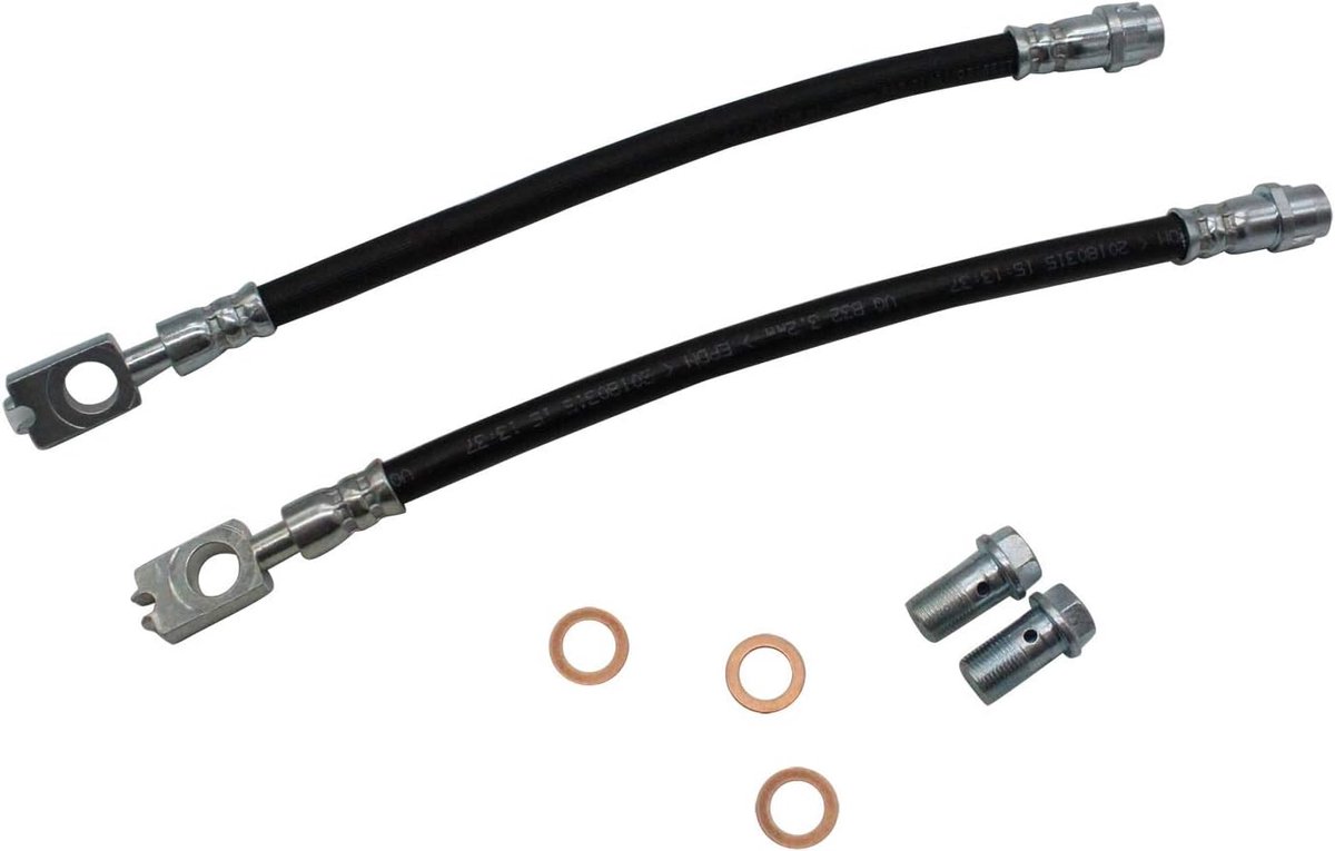 Remslangen achteras links + rechts - aluminiumlegering - geschikt voor Seat Exeo en Audi A4 - hoge kwaliteit - ShopVlot