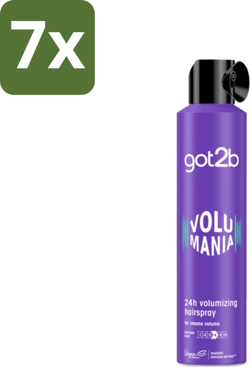 Got2B - Haarspray - Volumania - 300 ml - Bulkverpakking - 7 stuks