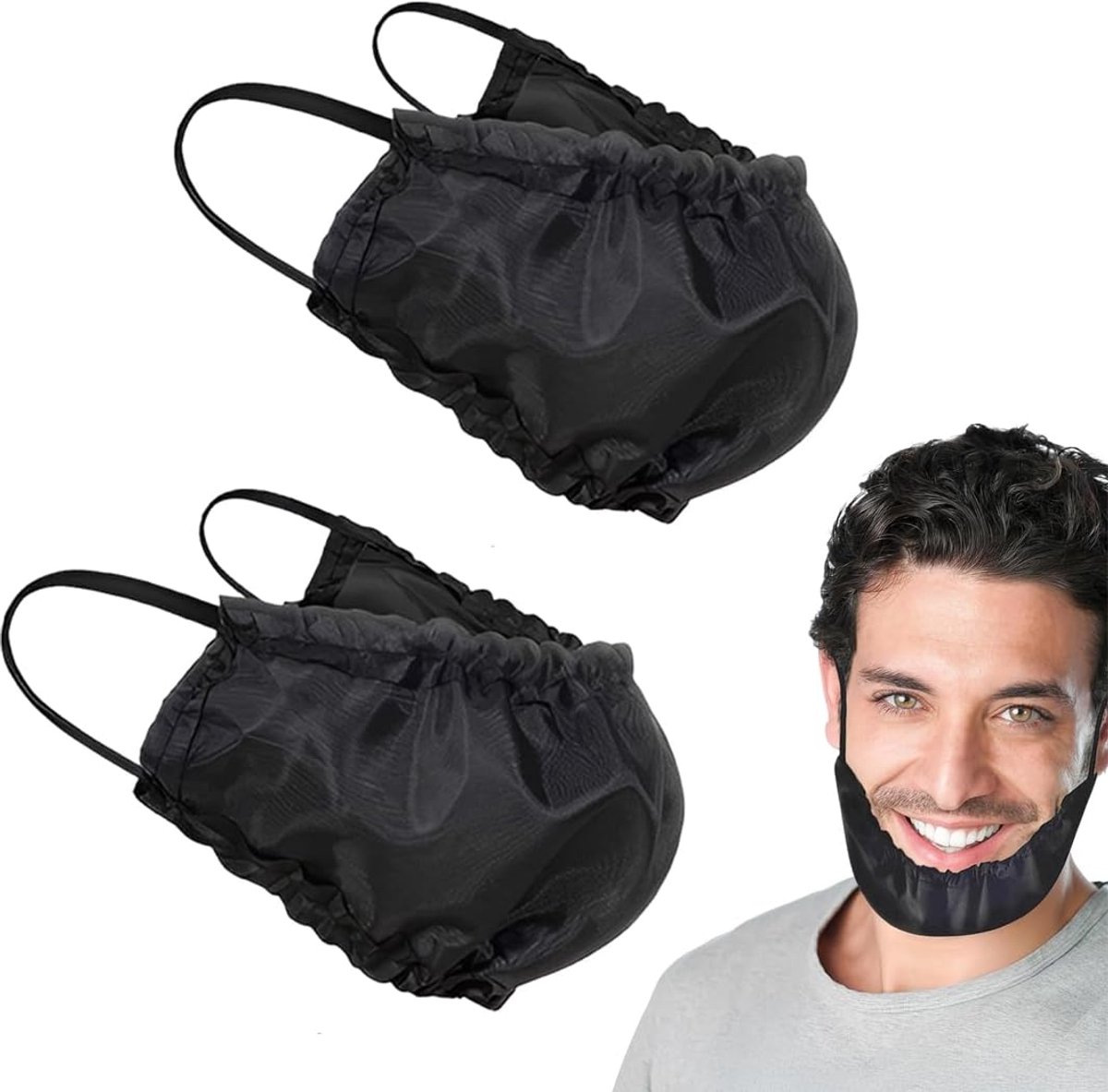 Haarnet voor Baard - Zacht Materiaal - Bescherming tijdens Eten - 2 Stuks - ShopVlot