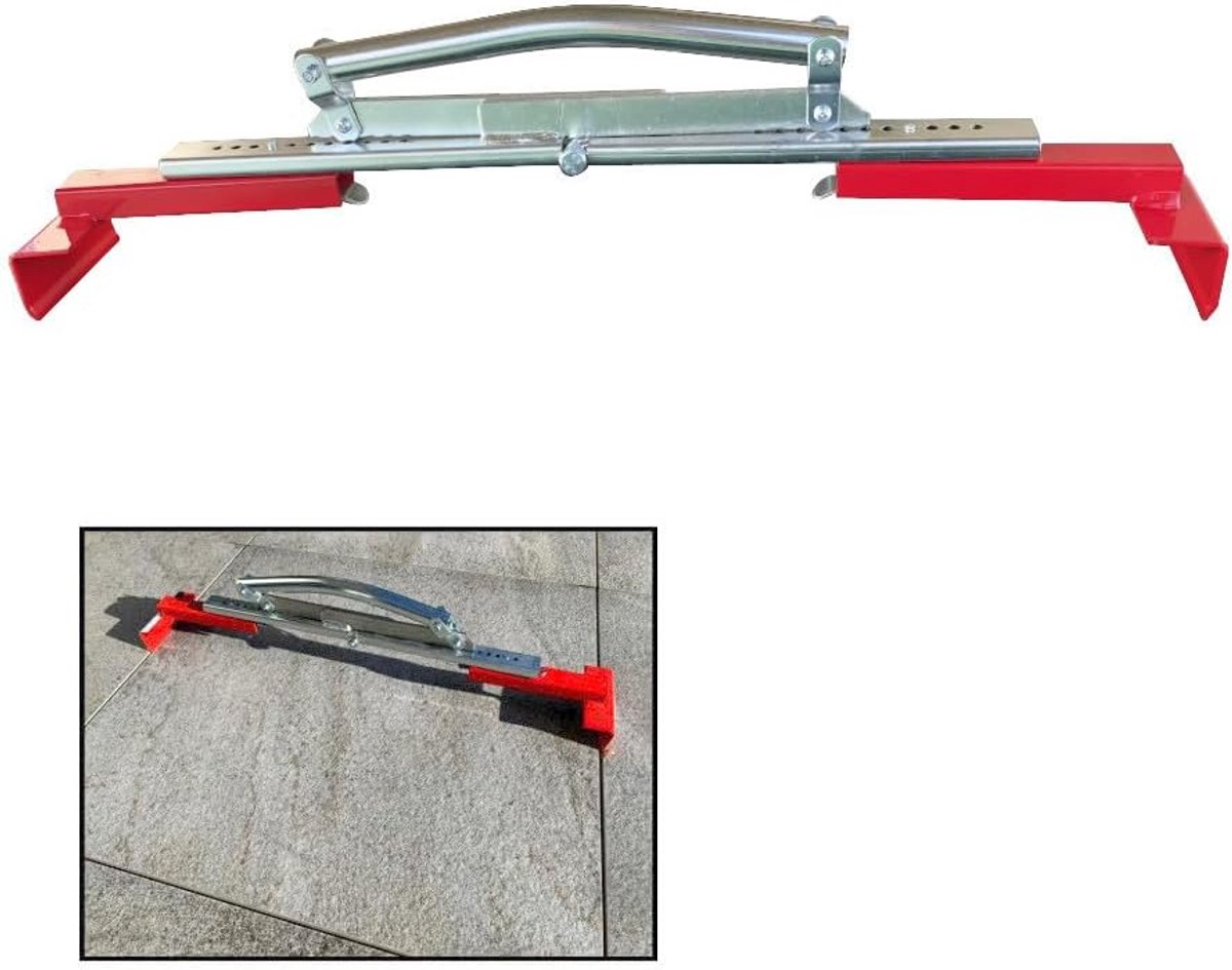 Plate lift 1 hand verstelbaar 350-630 mm - max. belasting 30 kg - ideaal voor deuren - ShopVlot