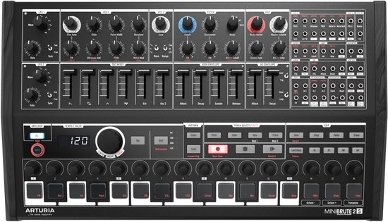 Arturia MiniBrute 2S Noir - Desktop analoge synthesizer - Zwart