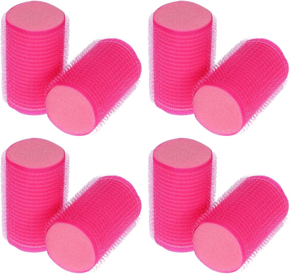PLAFOPE 8 stuks krulspelden met, van spons, zelfklevend, zacht en antislip, geschikt voor verschillende haartypes - ShopVlot