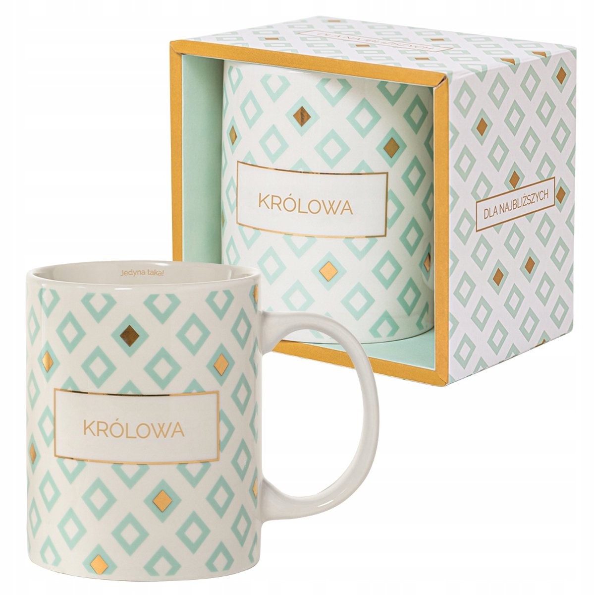 Merkloze Porseleinen Mok met Gravure - 350ml - Cadeau voor Haar