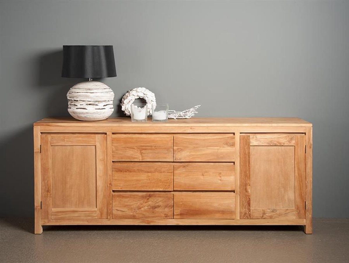 Tower Living Dressoir Corona - Bruin Hout - 220x45x90cm