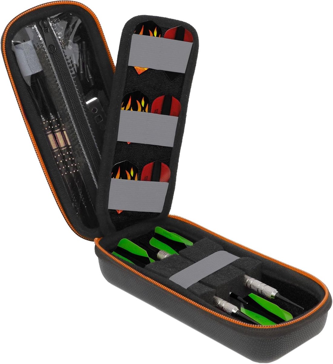 Dart Case Holster - Voor 3 Soft Tip Darts - Inclusief Opbergruimte voor Tips en Vleugels - Veilig en Compact - ShopVlot