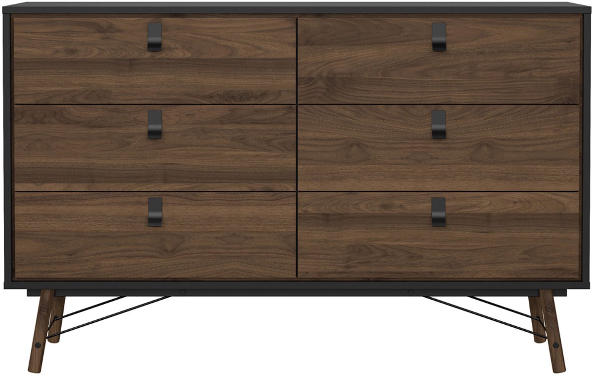 Giga Living Ladekast Ry - Zwart - 150x40x95cm
