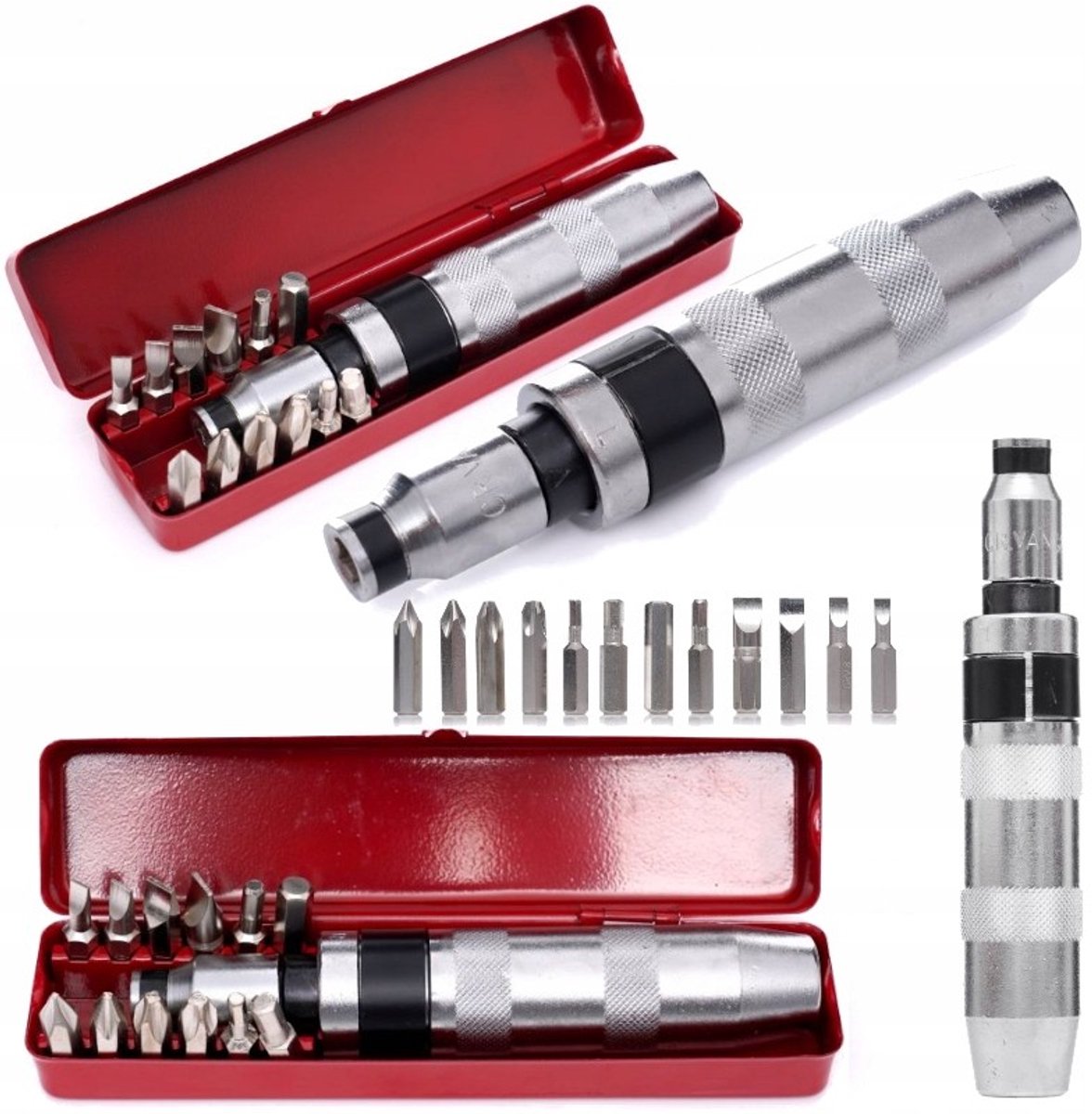 Kraft&Dele Slagmoersleutel Set met Bits - KD1448