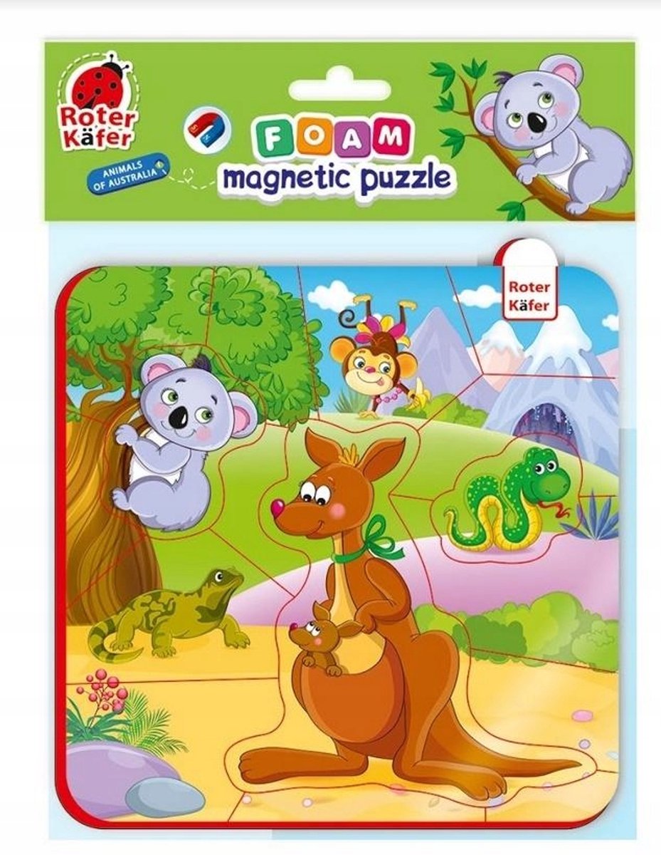 Magnetische Schuimpuzzel: Australische dieren