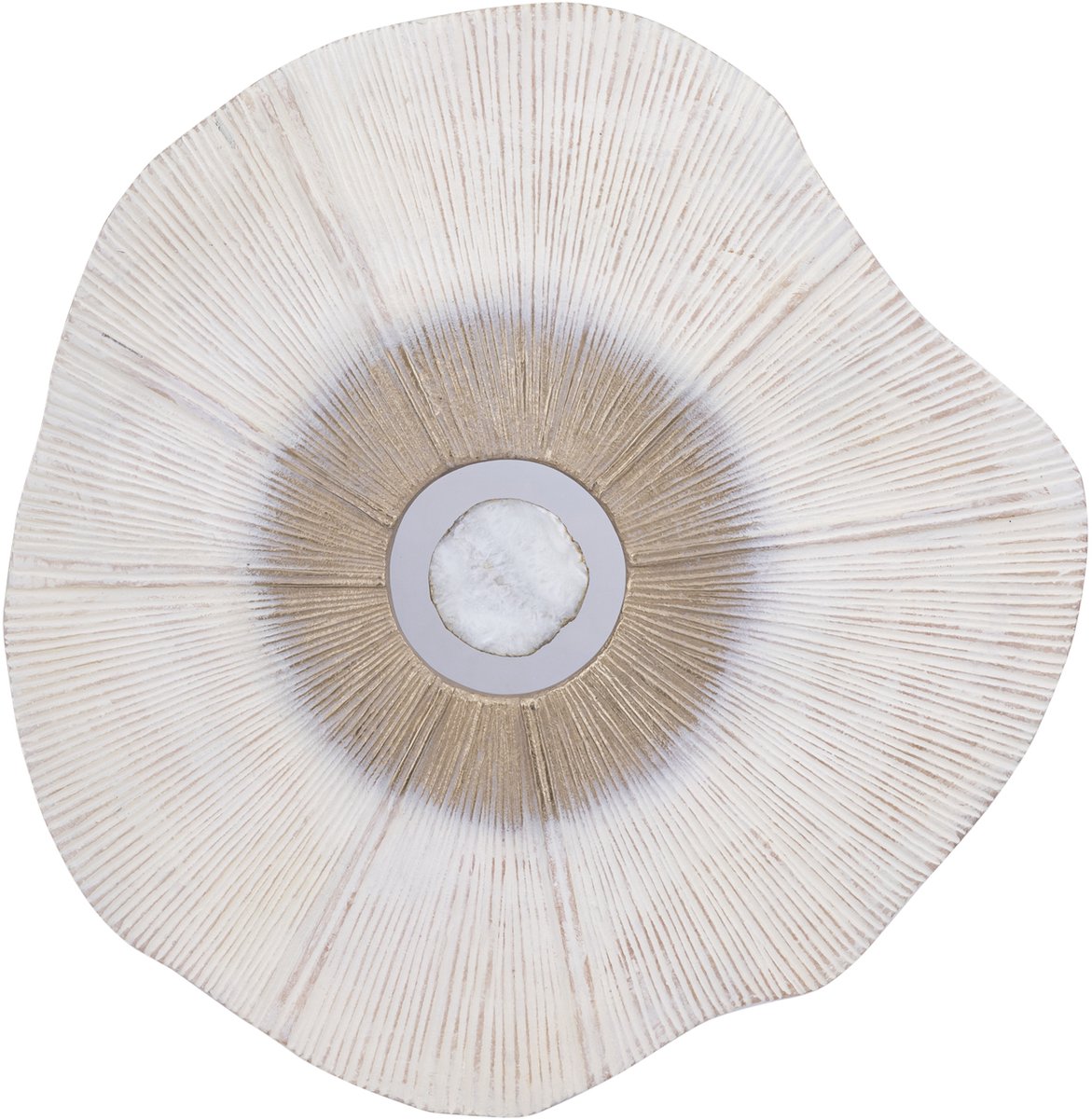 PTMD Rella Beige Casted Alu Wall Panel Center Stone S