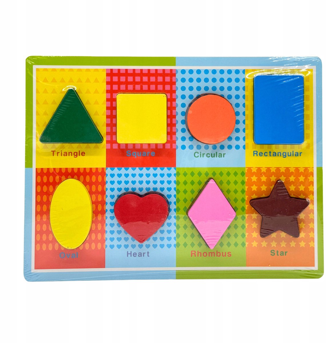 Houten Vormenpuzzel Sorteerder - Educatief Speelgoed voor Kinderen