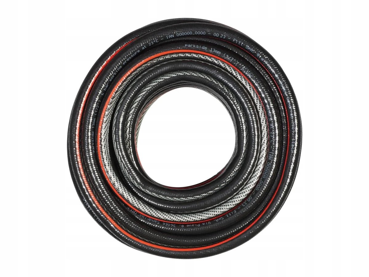 Merkloos Tuinslang 20m 13mm 1/2" 5-laags Sterk 6 Bar