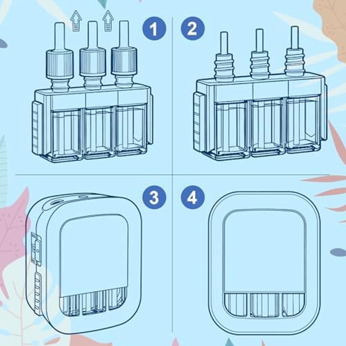 Geurolie Navulling, geschikt voor Febreze 3Volution – 8 stuks - ShopVlot