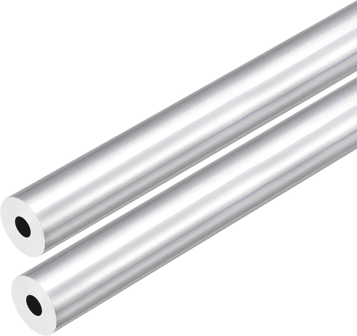 DMiotech 2pcs (18mm OD x 5mm ID) 6063 Aluminum Round Tube 300mm Length Industry Metal Tube for Machinery Frame - ShopVlot