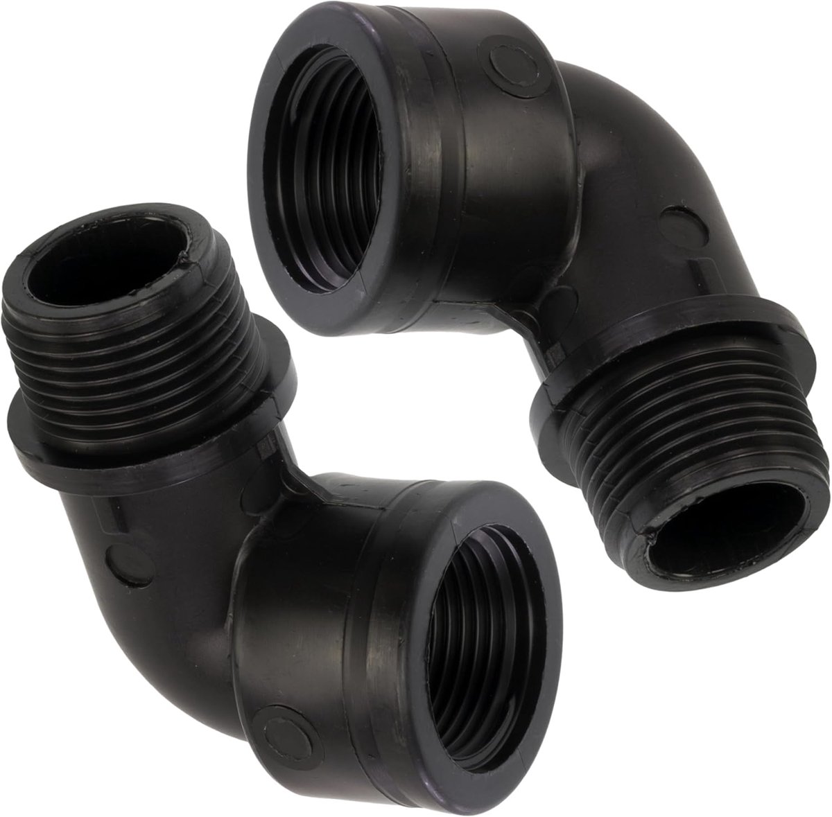 Hoekstuk 90° - 3/4 inch - polyethylene - ideaal voor irrigatiesystemen - ShopVlot