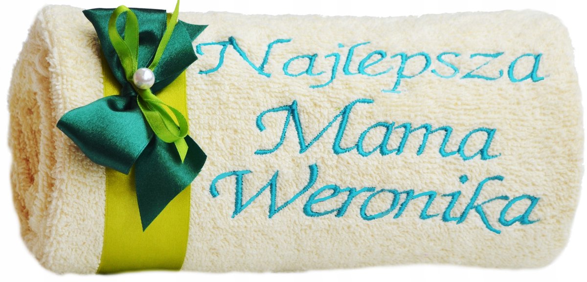 Luxe Handdoek met Naam Borduring - Perfect Cadeau voor Moeder