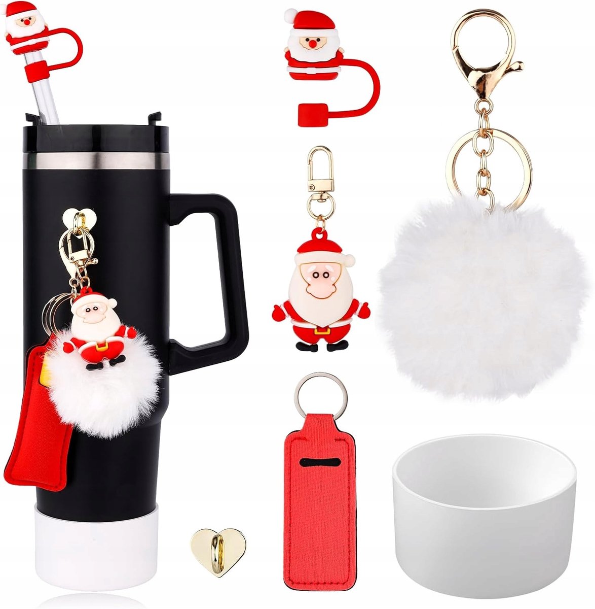Kerstset Accessoires voor Bekers: Decoratie & Functionaliteit