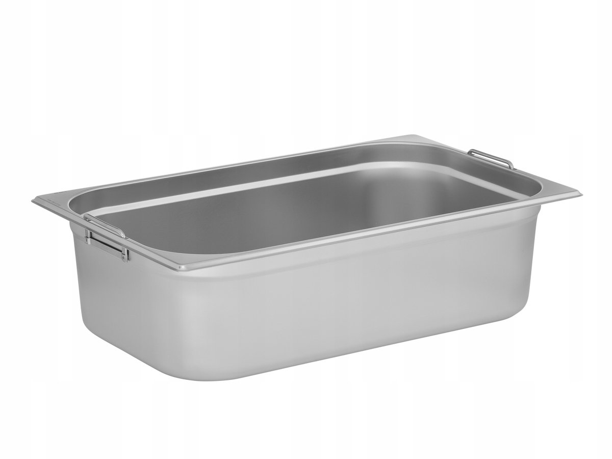 Gastronorm Bak 1/1 100mm RVS met Handvatten - 13L