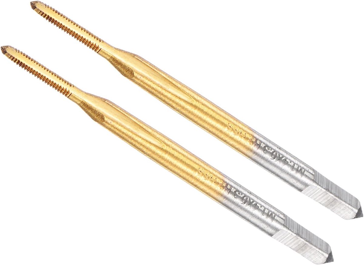 Thread Tap, M1.4 x 0.3 Thread Size 3 Straight Flutes, High Speed Steel Wire Tapping Repair Tool - ShopVlot
