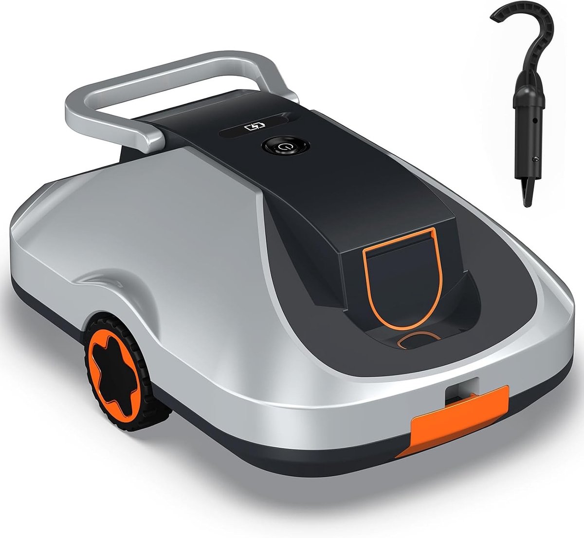 Bodemzuiger zwembad - Grijs - 3,6 kg - Draadloze Accu met 200 min. Batterijduur - Voor Vlakke en Inbouwzwembaden