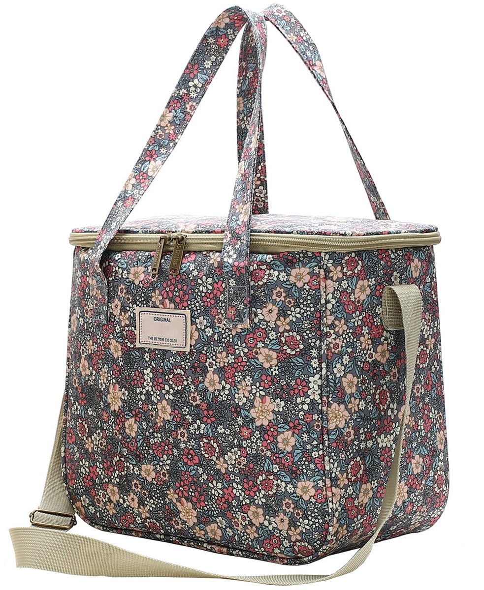 Nanxson Geïsoleerde Lunchtas voor Vrouwen Bloemrijke Koeltas Lunch Box Waterdichte Grote Meeneemtas voor Picknicks - ShopVlot