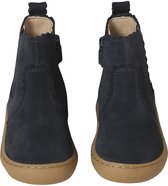 Vertbaudet Chelsea boots met rits en elastiek van leer voor baby