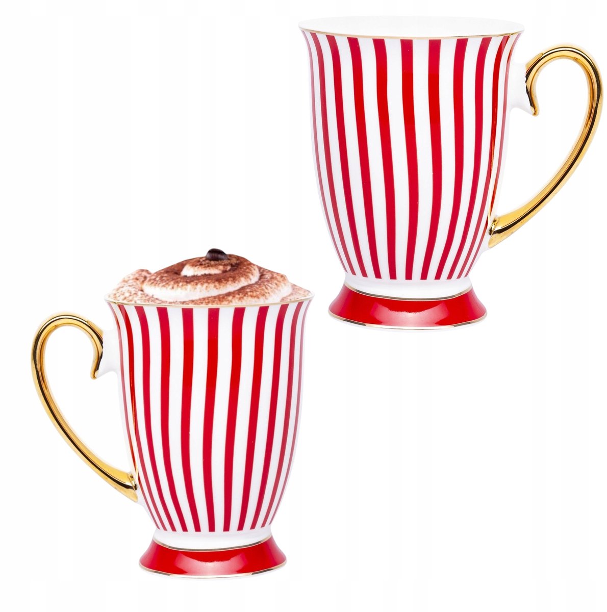 Porseleinen Mokken 300ml - 2 stuks - Cadeau