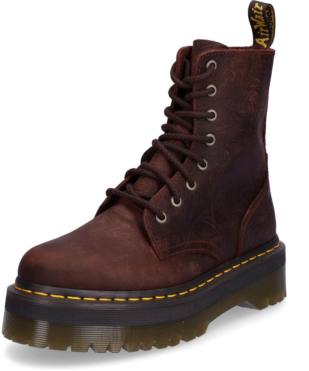 Dr. Martens dameslaarzen met veters rood
