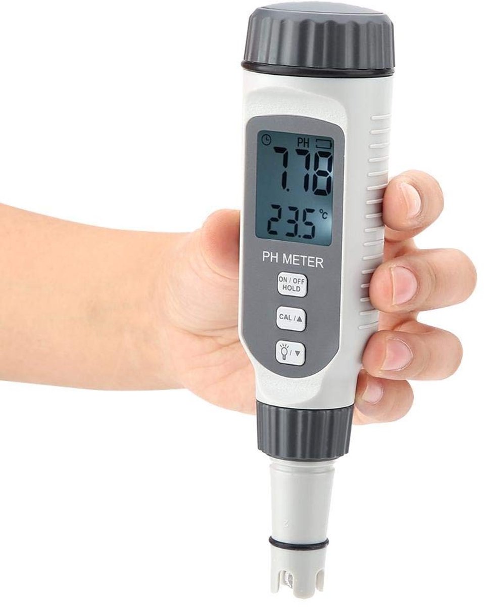 Waterkwaliteitstester - N.v.t. - N.v.t. - Digitale PH-meter met LCD-scherm - Voor Bodem en Water