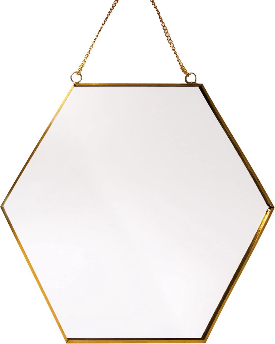 QUVIO Mirror, Home Accessories, Room Decoration, Makeup Mirror, Wall Decoration, Mirror for Bathroom Living Room - ShopVlot
