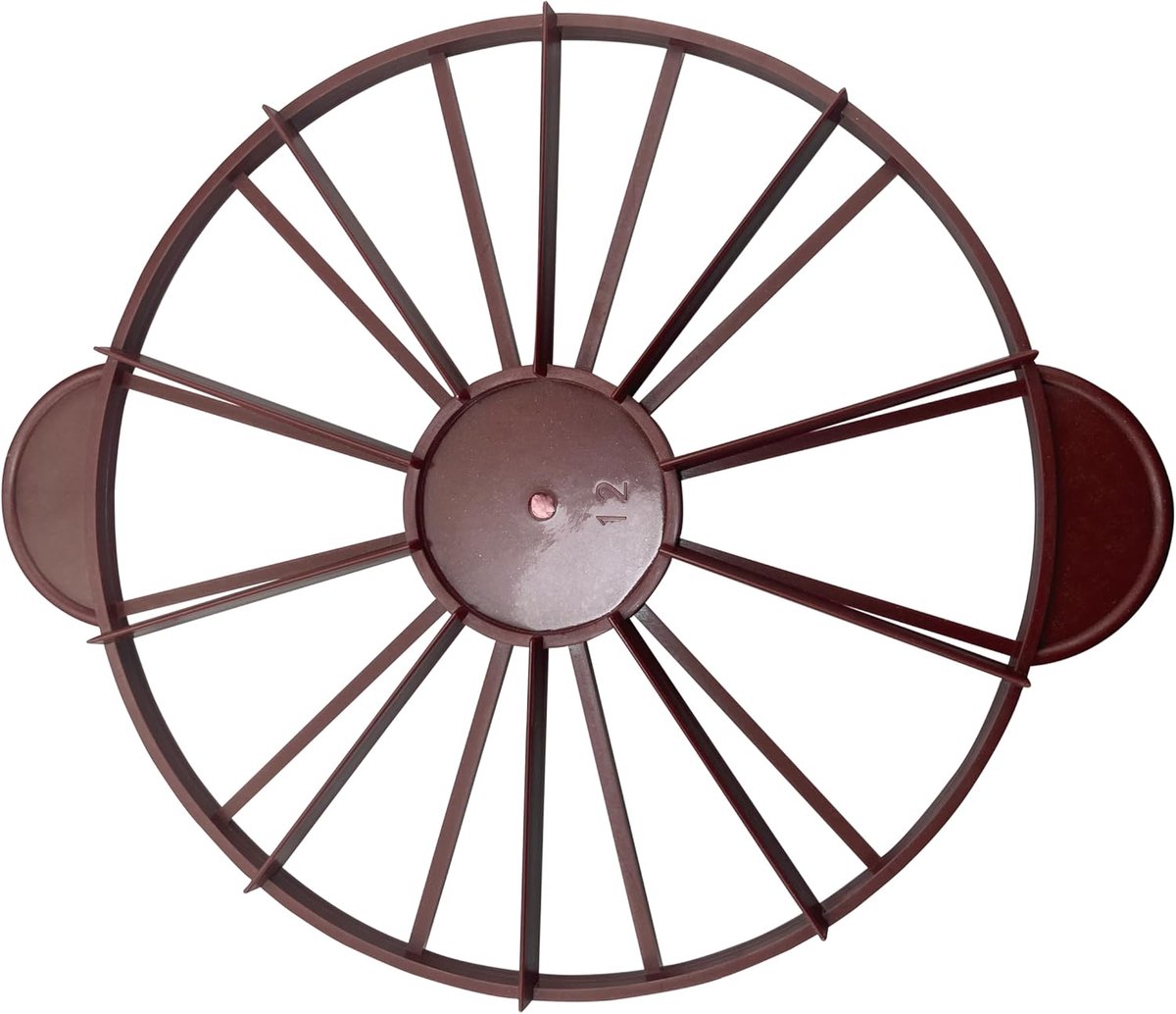 1 stuk - Ronde taartsnijder - Taartbodemverdeler - Snijder - Bakgereedschap - 32*27 cm - Bruin