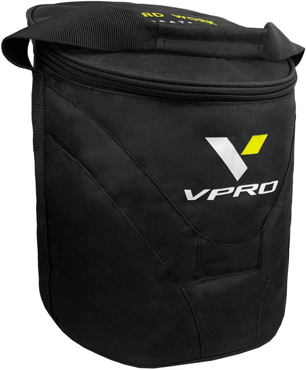 Hockeytas - Zwart - 27 x 27 x 34 cm - Duurzaam met Ritssluiting - Voor Sportuitrusting