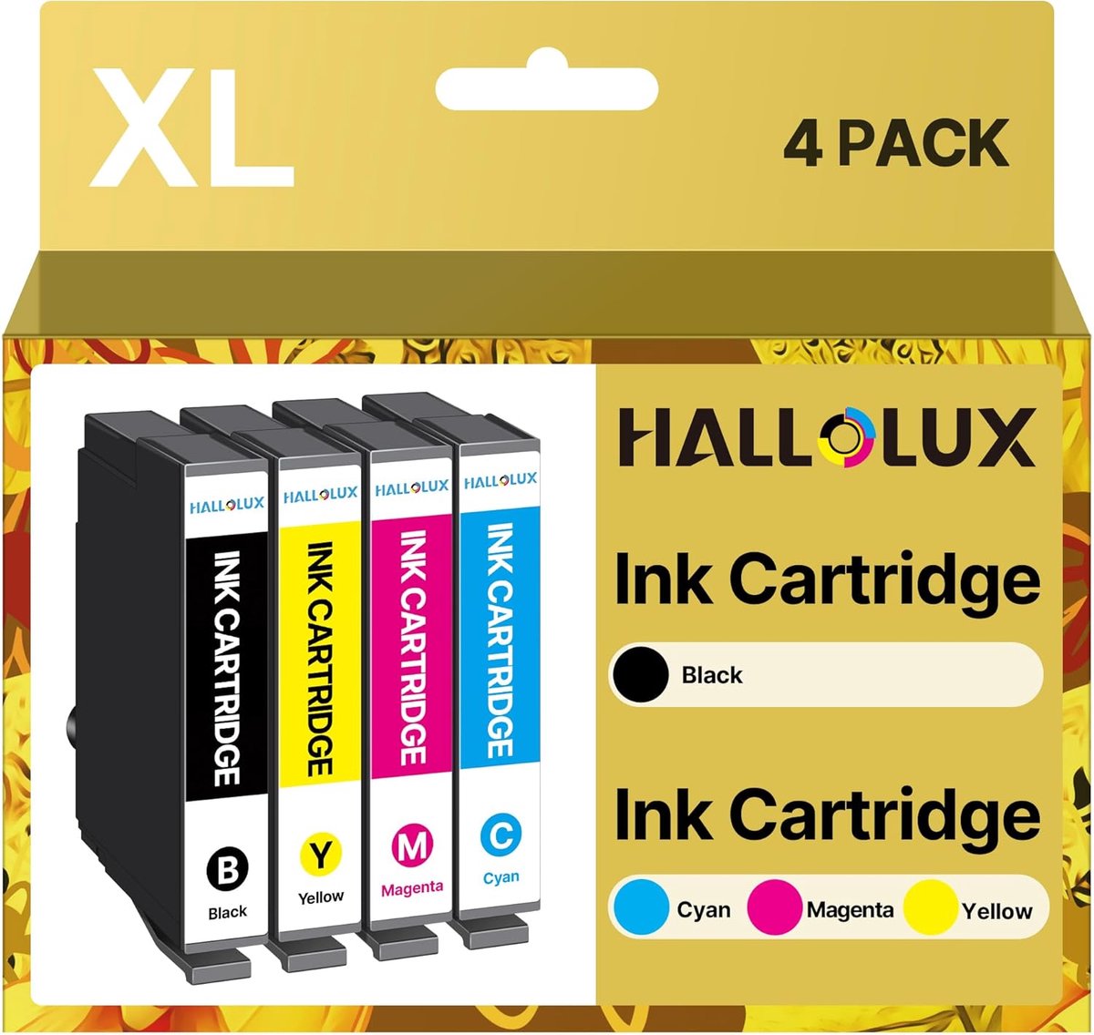 HALLOLUX Compatible Replacement For 604XL Multipack Compatible Replacement For XP 2205 XP 3200 XP 4200 XP 3205 XP 4205 - ShopVlot