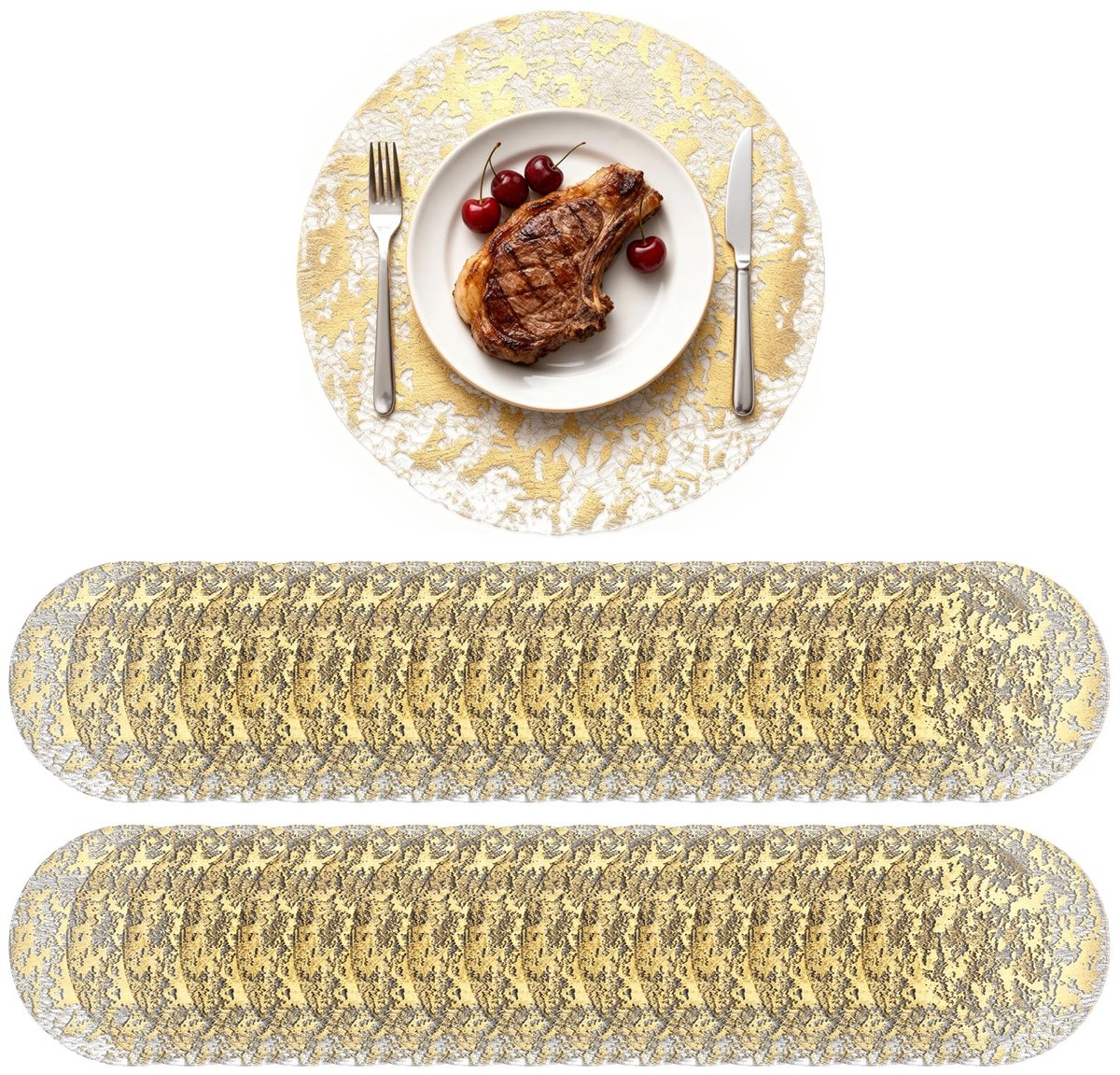 wegwerp-dekbedovertrekken 100-delig - polyester - hittebestendig - perfect voor tafeldecoratie - ShopVlot