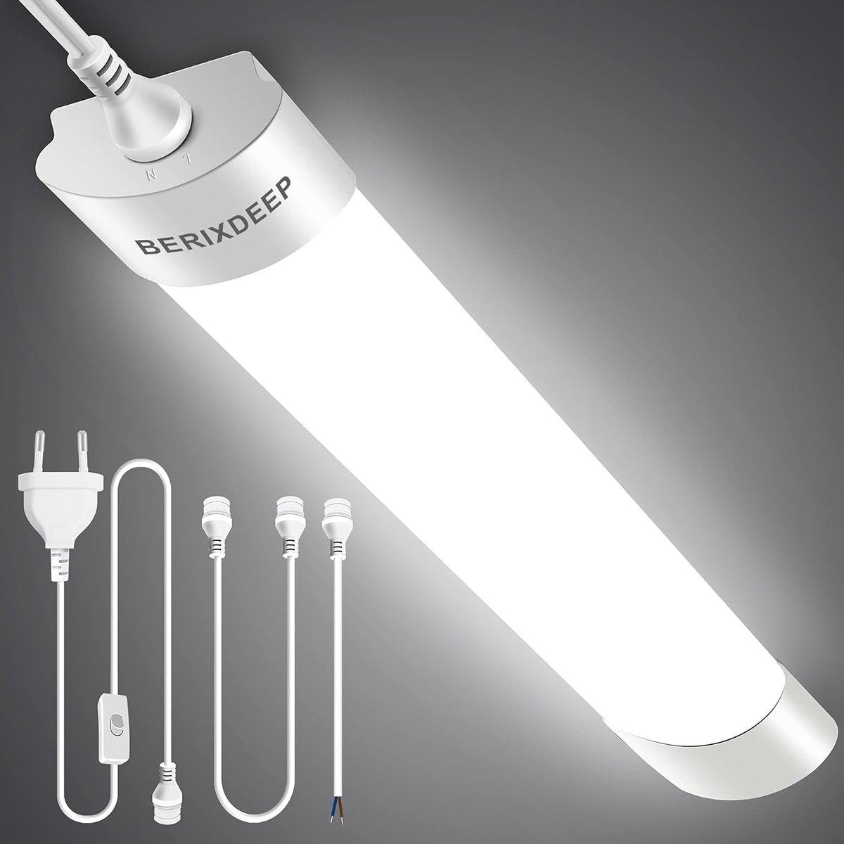 Vochtbestendige LED-lamp 60cm - 4000K Neutraal wit - IP66 Waterdicht - Ideaal voor garage en kelder - ShopVlot