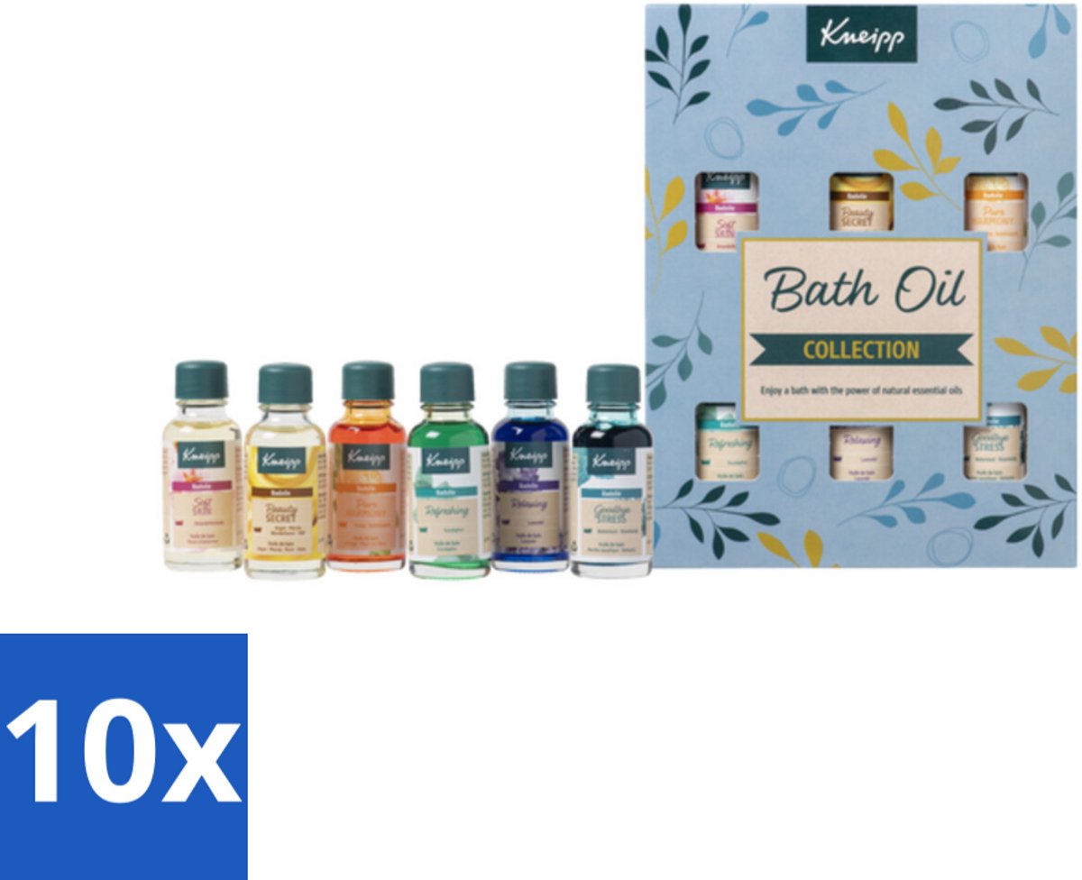 10 x Kneipp - Geschenkset Badolie - Giftset - Badolie Giftset - Badolie - Ontspanning - Huidverzorging - Wellness