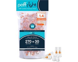 Paffright Slim 270+30 Cigarette Filter Attachment, Filter Cigarettes, Anti Tar Filter for Cigarettes, Anti Tar Filter - ShopVlot