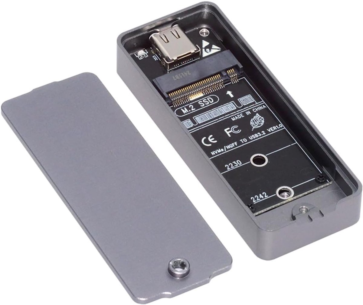 CY Enclosure 20Gbps Type-C USB3.2 USB4 to NVME M Key M.2 NGFF SATA SSD PCBA 2242 2230mm Adapter RTL9220 Chipset - ShopVlot