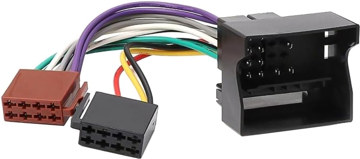 Wiring Harness Adapter Car Radio ISO Radio Adapter Wiring Harness Connector Compatible with Citroën Peugeot C3 from - ShopVlot