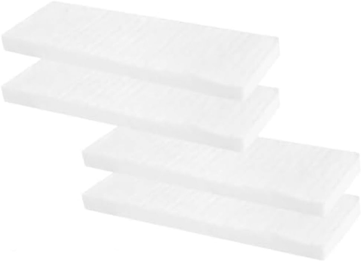 Xyvor 4 Stuks Keramische Wol voor Bio-Ethanol, 300x100x25 mm Haardspons - ShopVlot